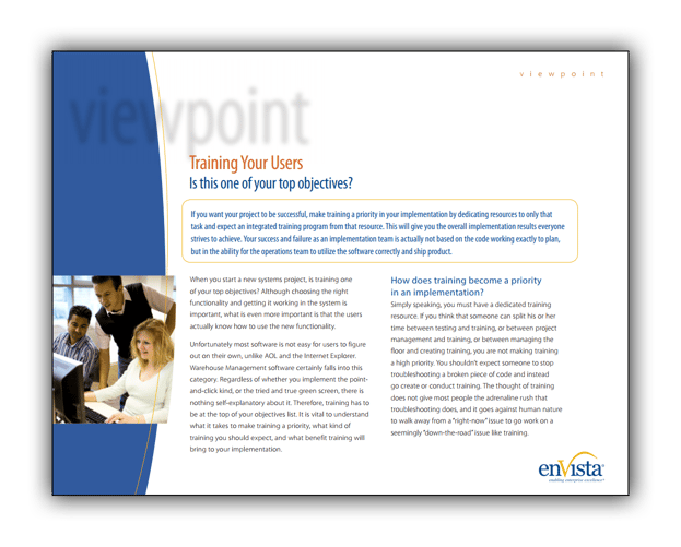 White Paper Training Your WMS Users