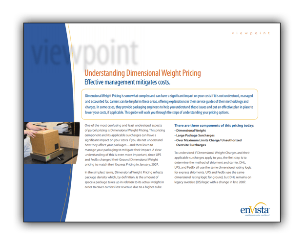 White Paper Understanding Dimensional Weight Pricing